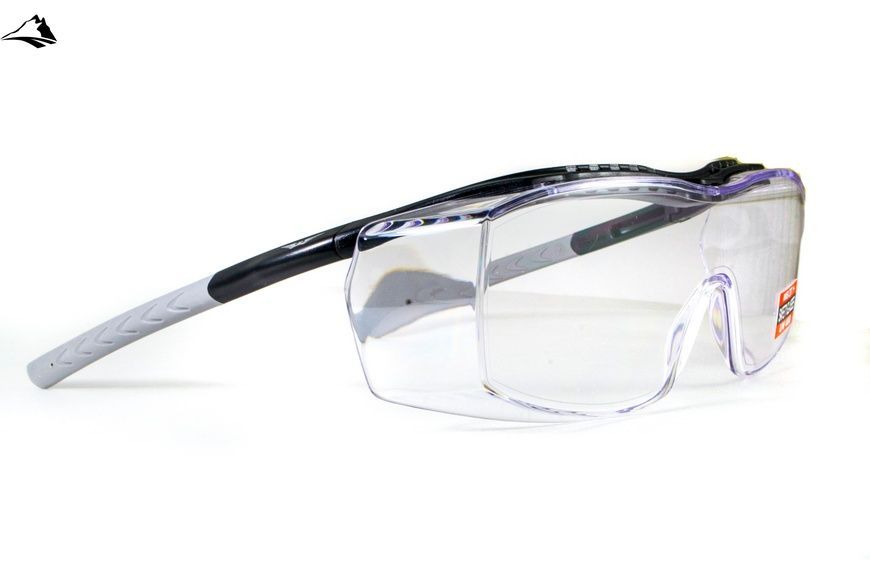 Окуляри захисні Global Vision Eyesolates (clear), прозорі 1EYESOL-CL фото
