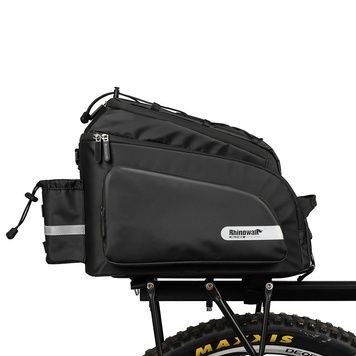 Велосумка на багажник із тримачем для фляги Rhinowalk Multifunctional 17л RK19666 Black VGRW172 фото