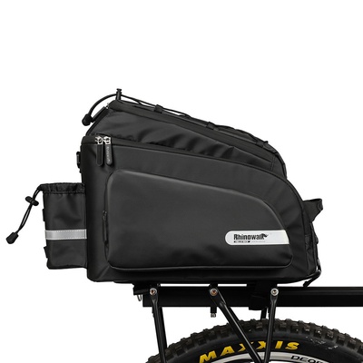 Велосумка на багажник із тримачем для фляги Rhinowalk Multifunctional 17л RK19666 Black VGRW172 фото