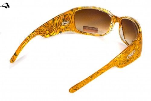 Окуляри захисні Global Vision Tiger Jazz (gradient brown) коричневі (з градієнтом) 1ДЖАЗ фото