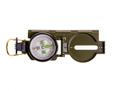 Компас Badger Outdoor Military Lensatic, оливковий, універсальний SS25660 фото