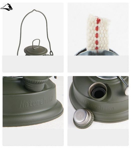 Лампа гасова Naturehike Outdoor Lamp NH22ZM003 dark green VG6927595709542 фото