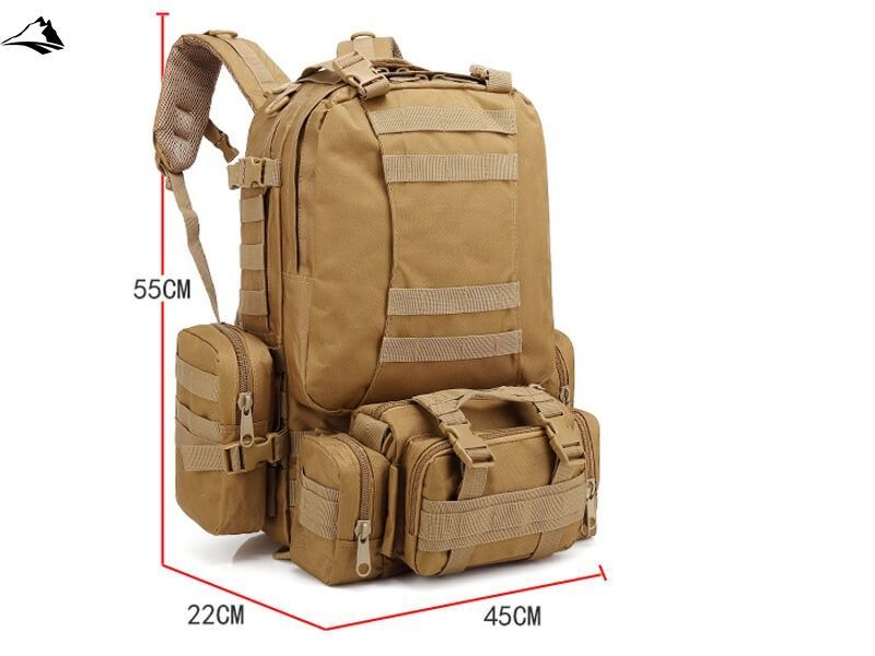 Рюкзак тактичний Smartex 3P Tactical 55 ST-012 khaki VGST130 фото