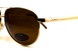 Окуляри поляризаційні BluWater AirForce Gold Polarized (brown), коричневі лінзи в золотистій оправі 4ЭИРФ-ЗМ50П фото 8