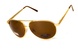 Окуляри поляризаційні BluWater AirForce Gold Polarized (brown), коричневі лінзи в золотистій оправі 4ЭИРФ-ЗМ50П фото 2