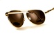 Окуляри поляризаційні BluWater AirForce Gold Polarized (brown), коричневі лінзи в золотистій оправі 4ЭИРФ-ЗМ50П фото 11