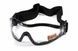 Окуляри захисні з ущільнювачем Global Vision Z-33 (clear) Anti-Fog, прозорі 1З33-10 фото 1