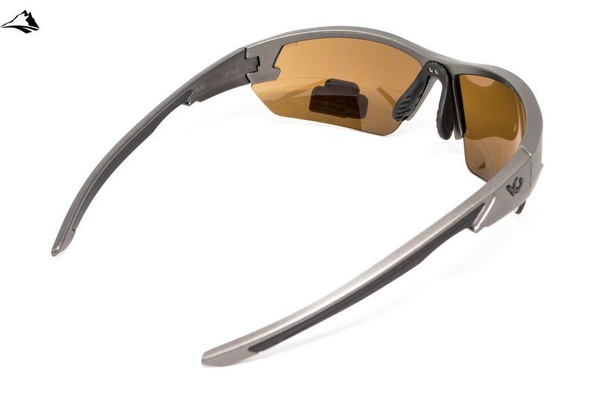 Захисні окуляри Venture Gear Tactical Semtex 2.0 Gun Metal (bronze) Anti-Fog, коричневі в оправі кольору "темний металік" VG-SEMGM-BZ1 фото