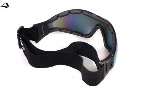 Окуляри захисні з ущільнювачем Global Vision Z-33 (G-Tech&trade; blue) Anti-Fog, дзеркальні сині 1З33-90 фото