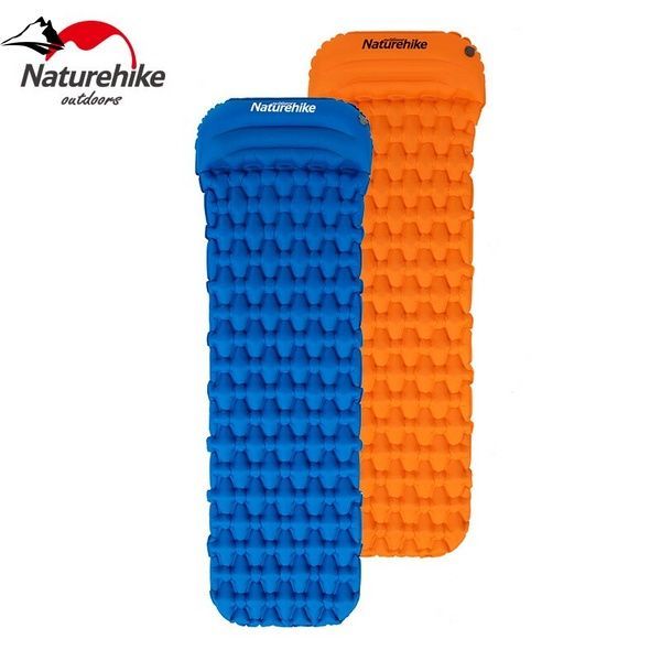 Надувний матрац з подушкою Naturehike FC-12 NH19Z012-P orange VG6927595735701 фото