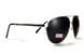 Окуляри поляризаційні BluWater AirForce Silver Polarized (gray), чорні лінзи в металевій оправі 4ЭИРФ-СМ50П фото 7