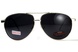 Окуляри поляризаційні BluWater AirForce Silver Polarized (gray), чорні лінзи в металевій оправі 4ЭИРФ-СМ50П фото 10