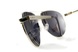 Окуляри поляризаційні BluWater AirForce Silver Polarized (gray), чорні лінзи в металевій оправі 4ЭИРФ-СМ50П фото 5