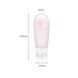 Дорожній набір cиліконових бутилок Naturehike 3шт 89 ml NH20LY012 pink/white/blue VG6927595744840 фото 8