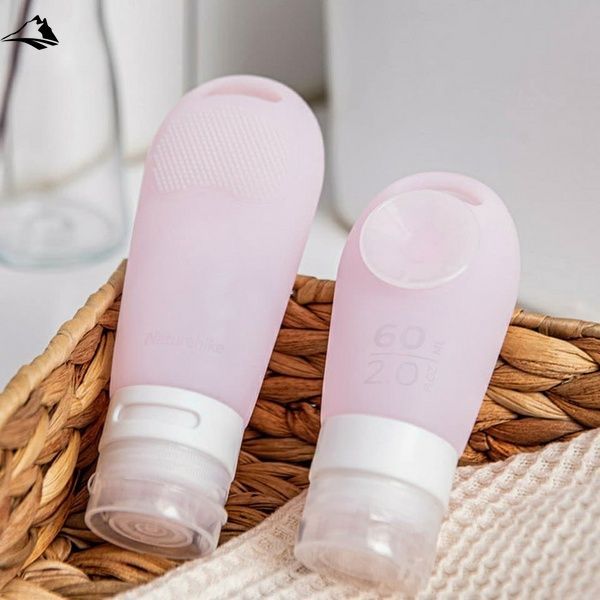 Дорожній набір силіконових бутилок 3шт 60 ml NH20LY012 pink/white/blue VG6927595744857 фото