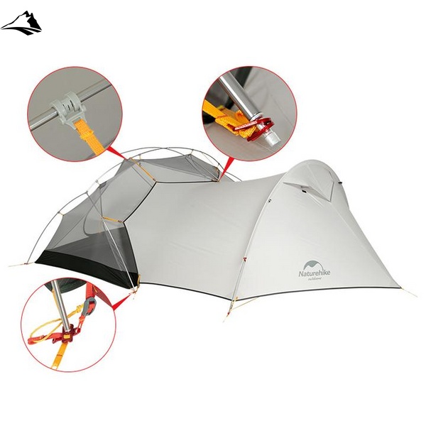 Додатковий тамбур Naturehike Extension door для намету Mongar NH17T007-Z Grey VG6927595729878 фото