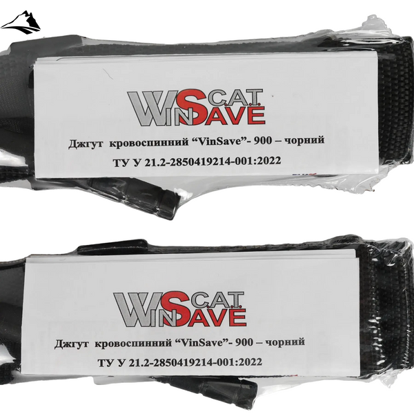 Жгут кровоостанавливающий турникет VinSave WS-06 Сертифицированный, черный, универсальный 8006 фото