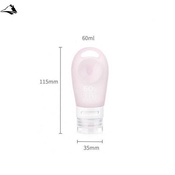 Дорожній набір силіконових бутилок 3шт 60 ml NH20LY012 pink/white/blue VG6927595744857 фото