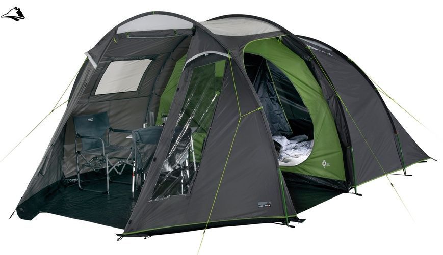 Намет п'ятимісний High Peak Ancona 5.0 Light Grey/Dark Grey/Green (10249) SVA929537 фото