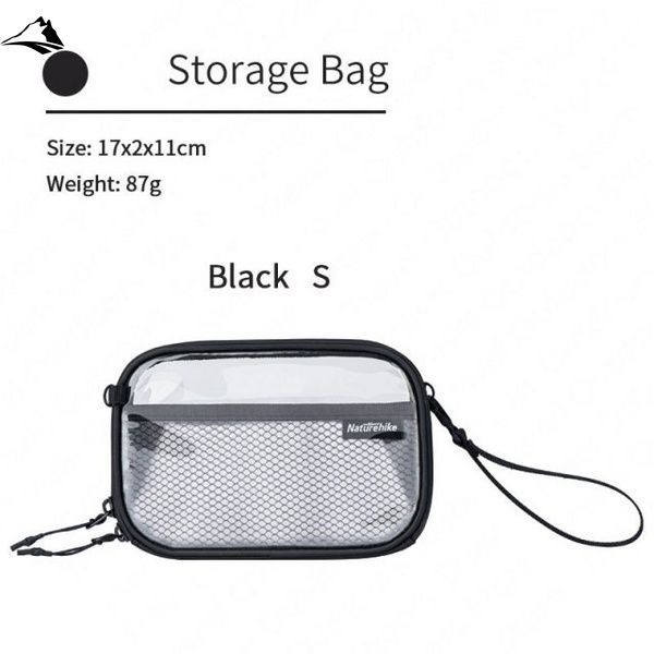 Несесер Naturehike NH20SN007 Fashion Series Toiletry Bag S black VG6927595747056 фото