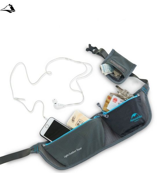Сумка на пояс Ultralight running bag Naturehike NH17Y060-B Blue VG6927595723609 фото