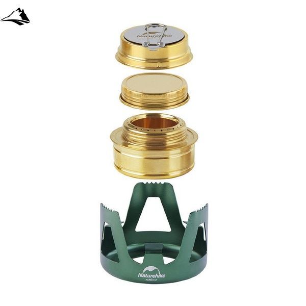 Пальник спиртовий Naturehike Alcohol Burner Steel NH18L001-T Green VG6927595725696 фото