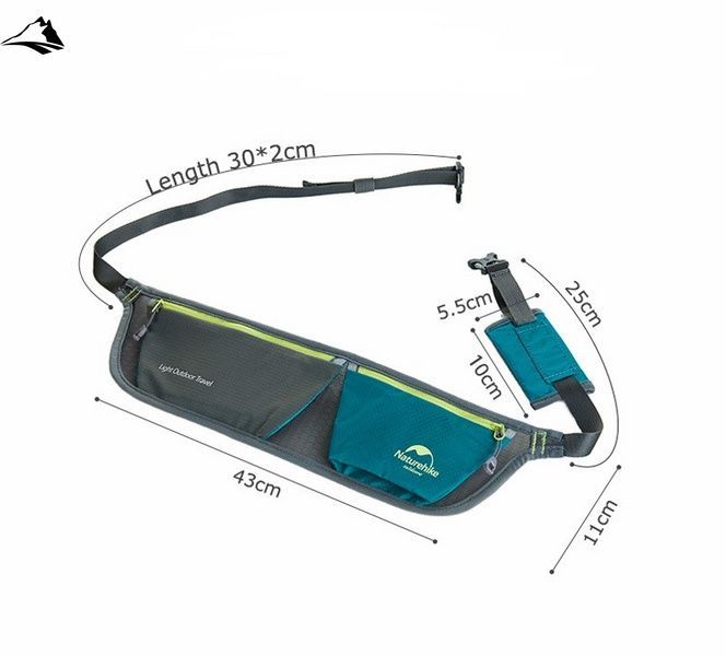 Сумка на пояс Ultralight running bag Naturehike NH17Y060-B Blue VG6927595723609 фото