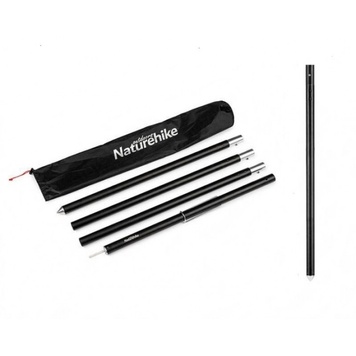 Стійка для тента Naturehike Aluminum poles NH20PJ040 Black VG6927595749517 фото