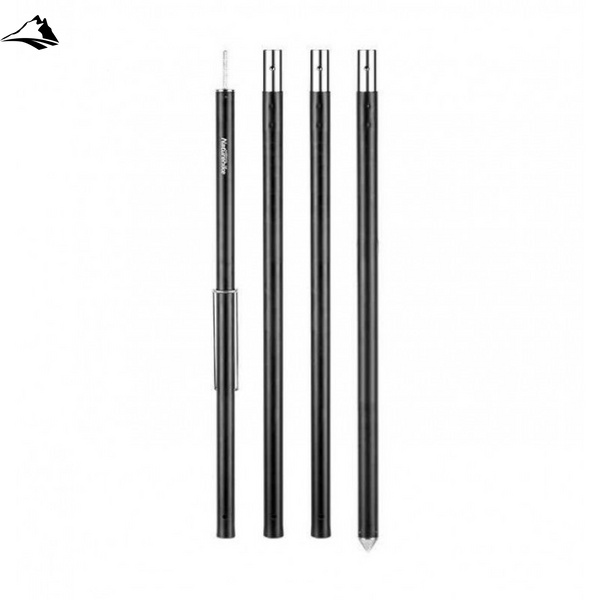 Стійка для тента Naturehike Aluminum poles NH20PJ040 Black VG6927595749517 фото