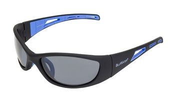 Окуляри поляризаційні BluWater Buoyant-1 Polarized (gray) чорні 4БУОЯ-20П фото