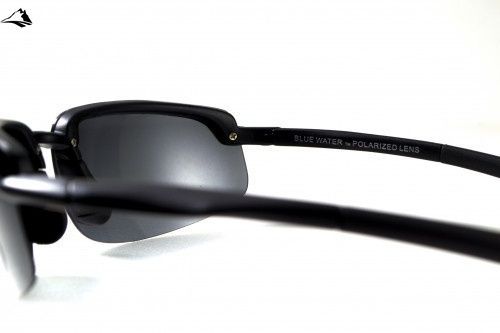 Окуляри поляризаційні BluWater Ty-Phoon polarized (gray), чорний 4ТАИФ-20П фото