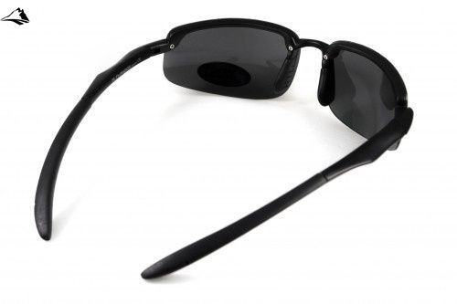 Окуляри поляризаційні BluWater Ty-Phoon polarized (gray), чорний 4ТАИФ-20П фото