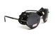 Окуляри захисні Global Vision Aviator-5 GunMetal (gray), сірі в темній оправі зі з'ємним ущільнювачем із синтетичної "шкіри" GV-AVI5GM-GR фото 6