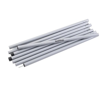 Комплект стійок для тенту Naturehike NH19PJ042 2.4м Steel poles Ø25 silver VG6927595741931 фото