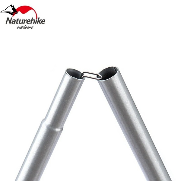 Комплект стійок для тенту Naturehike NH19PJ042 2.4м Steel poles Ø25 silver VG6927595741931 фото