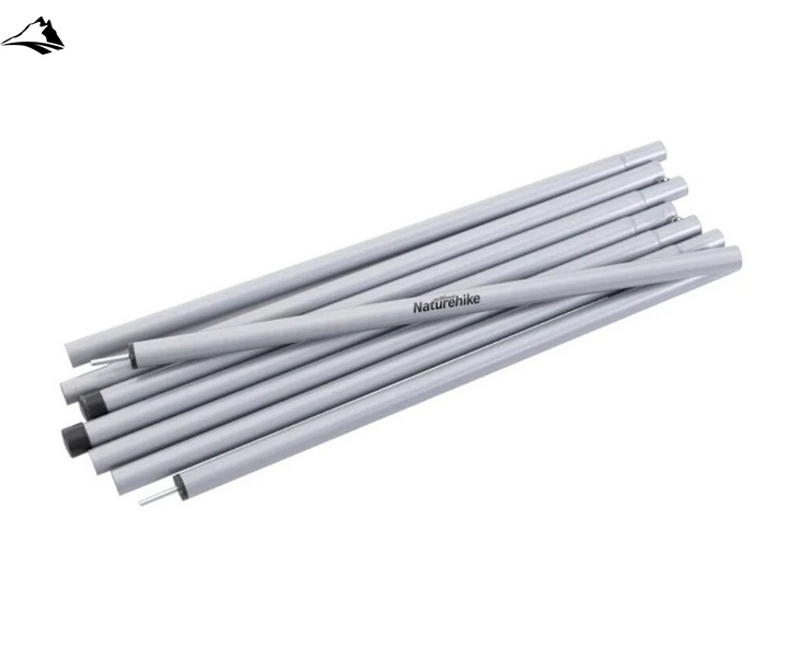 Комплект стійок для тенту Naturehike NH19PJ042 2.4м Steel poles Ø25 silver VG6927595741931 фото