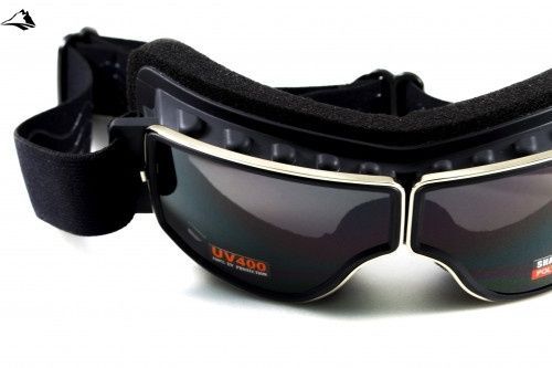 Окуляри захисні з ущільнювачем Global Vision Ultimate (gray) Anti-Fog, чорні 1АЛТИМ-20 фото