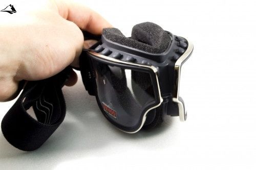 Окуляри захисні з ущільнювачем Global Vision Ultimate (gray) Anti-Fog, чорні 1АЛТИМ-20 фото