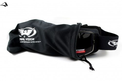 Окуляри захисні з ущільнювачем Global Vision Ultimate (gray) Anti-Fog, чорні 1АЛТИМ-20 фото