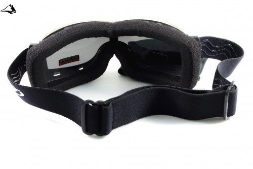 Окуляри захисні з ущільнювачем Global Vision Ultimate (gray) Anti-Fog, чорні 1АЛТИМ-20 фото