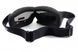 Окуляри захисні з ущільнювачем Global Vision Ultimate (gray) Anti-Fog, чорні 1АЛТИМ-20 фото 4