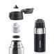 Термокружка Naturehike TT01 Vacuum Cup 0.6 L NH18T001-T Dark Blue VG6927595732724 фото 2