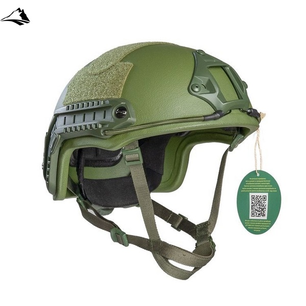 Шолом Fast Helmet UHMW-PE, оливковий, L 7006 фото