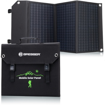 Портативний зарядний пристрій сонячна панель Bresser Mobile Solar Charger 60 Watt USB DC (3810050) SVA930150 фото