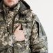 Зимний комплект: Бушлат тактический на флисе (плащевка) + Тактические штаны на флисе, 46, Пиксель UAF1979653 фото 4