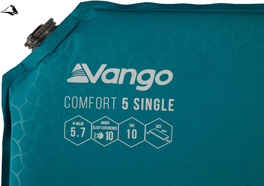 Килимок самонадувний Vango Comfort 5 Single Bondi Blue (SMQCOMFORB36A11) SVA929162 фото