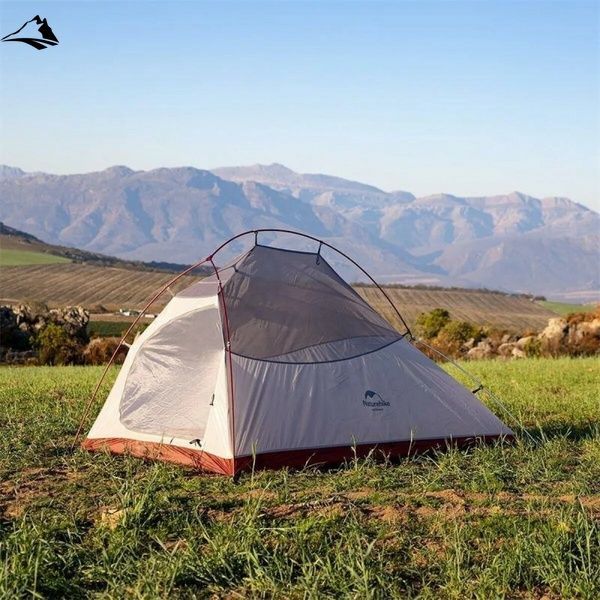 Намет Naturehike Cloud UP I (1-місний) 20D NH18T010-T gray-red VG6927595730522 фото