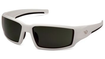 Окуляри захисні Venture Gear Pagosa White (forest gray) Anti-Fog, сіро-зелені в білій оправі VG-PAGW-GR1 фото