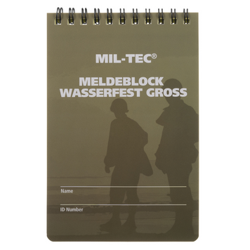 Тактичний блокнот Mil-Tec Waterproof 100x150 mm SS26627 фото