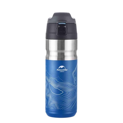 Термогорнятко Naturehike Vacuum Bottle 0,5 L NH19SJ009 Blue VG6927595740217 фото